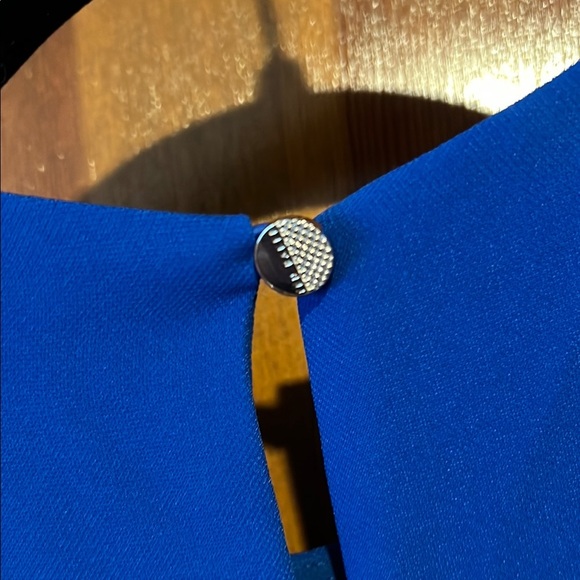 Ted Baker Royal Blue Elspeth Dress Overlay Romper - Picture 8 of 14